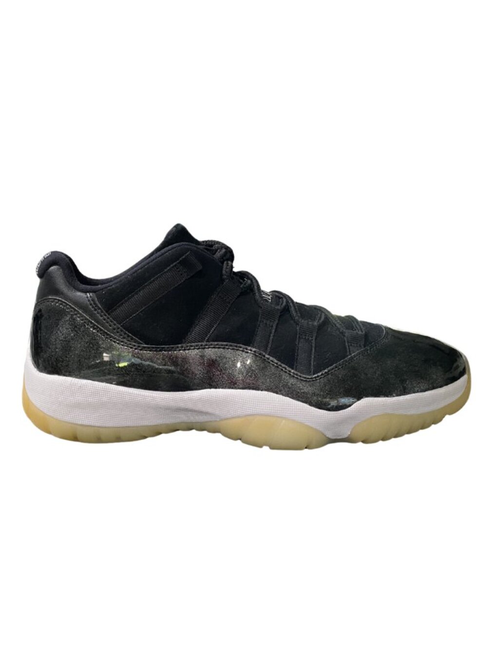 Nike Air Jordan Retro 11 XI Low Baron Black White Graphite 528895-010 Size 10